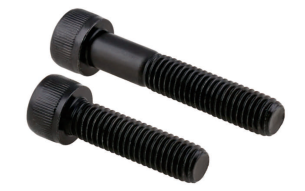 Black oxide socket head cap screws