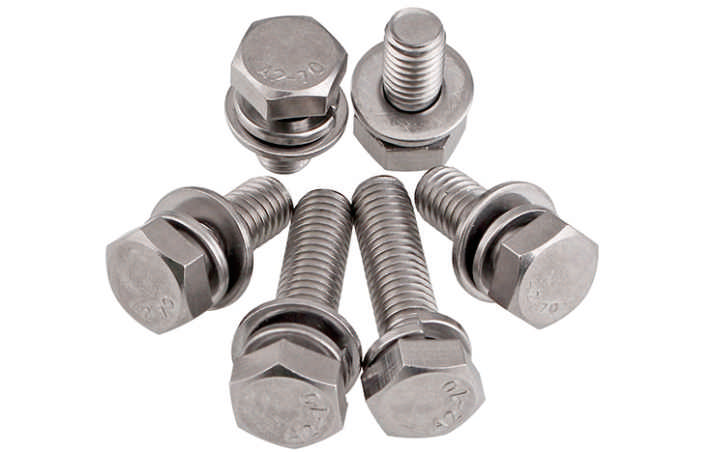 Stainless Steel Hex 3-Piece Assembly Screw