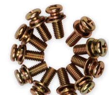 Zinc Plated Large Pan Head 3-Piece Assembly Screw
