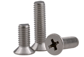 KM Stainless Steel Cross Flat Head Screw