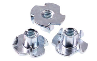 Zinc Plated Four-Prong Nut